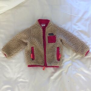 Baby Patagonia Fleece Jacket size 12-18 Months